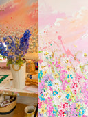 Stocks and Delphinium's, Medium